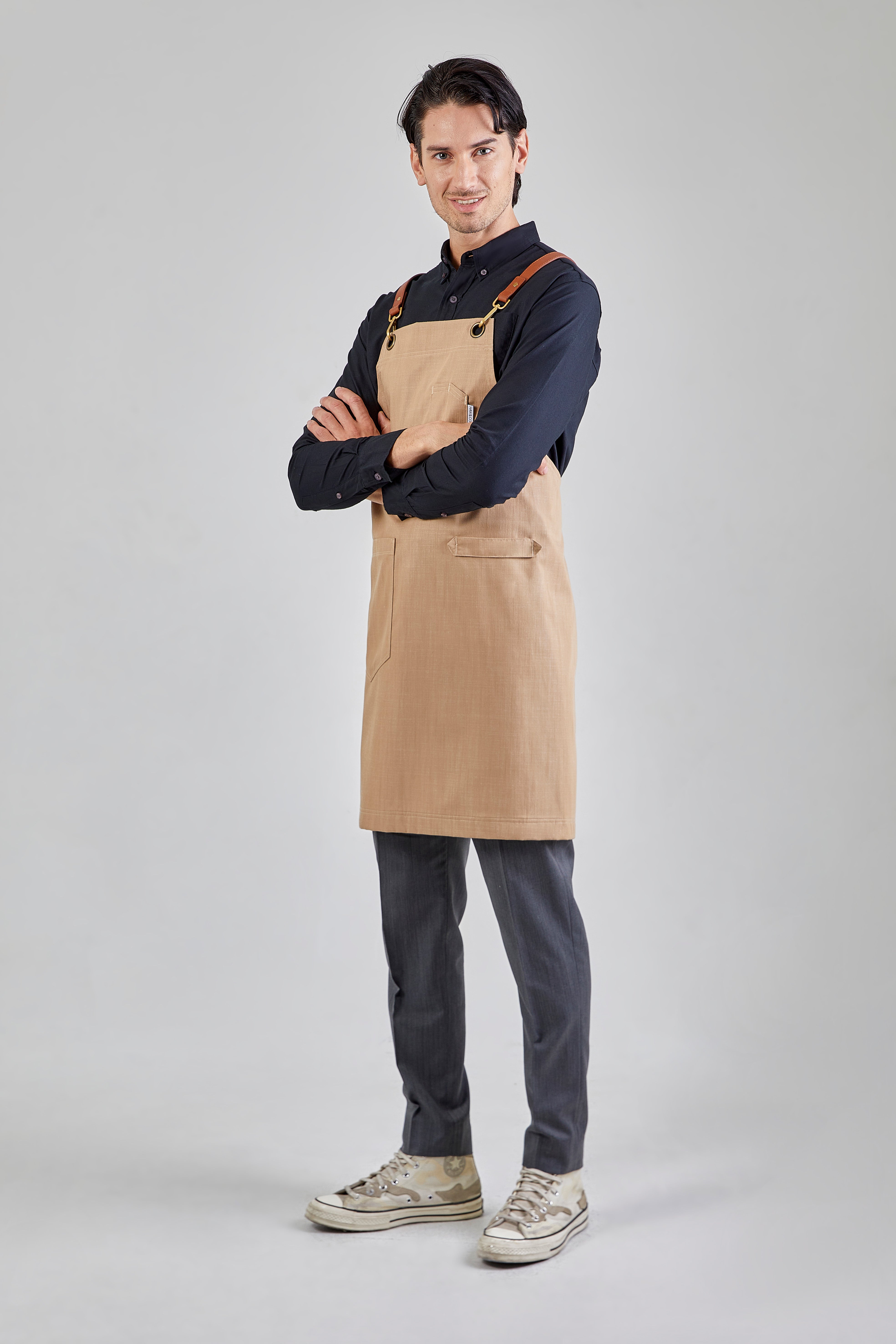 Siphon  Apron (Khaki,สีกากี)