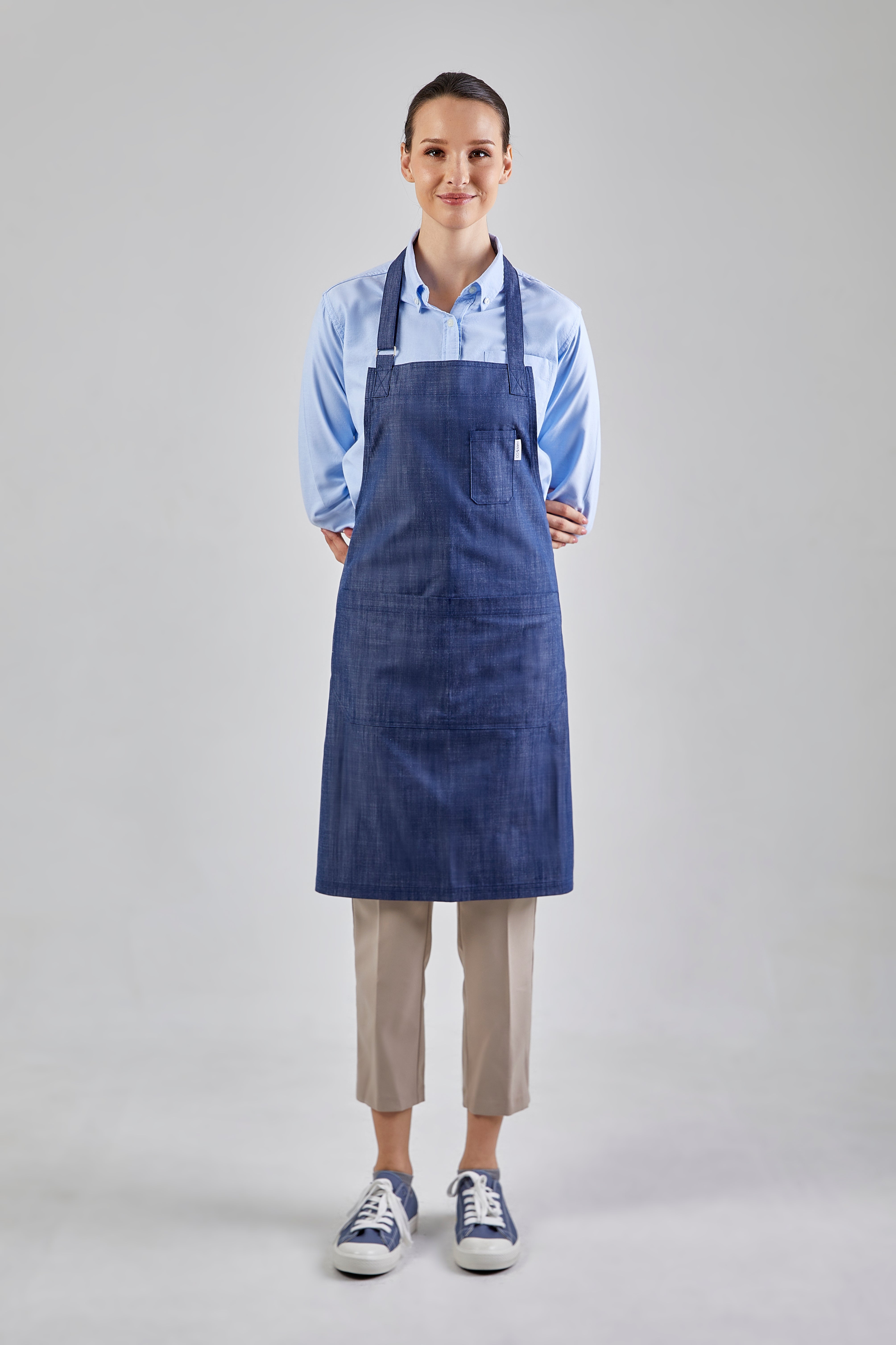 SAVE  Apron  (Denim Blue ,สีน้ำเงิน)