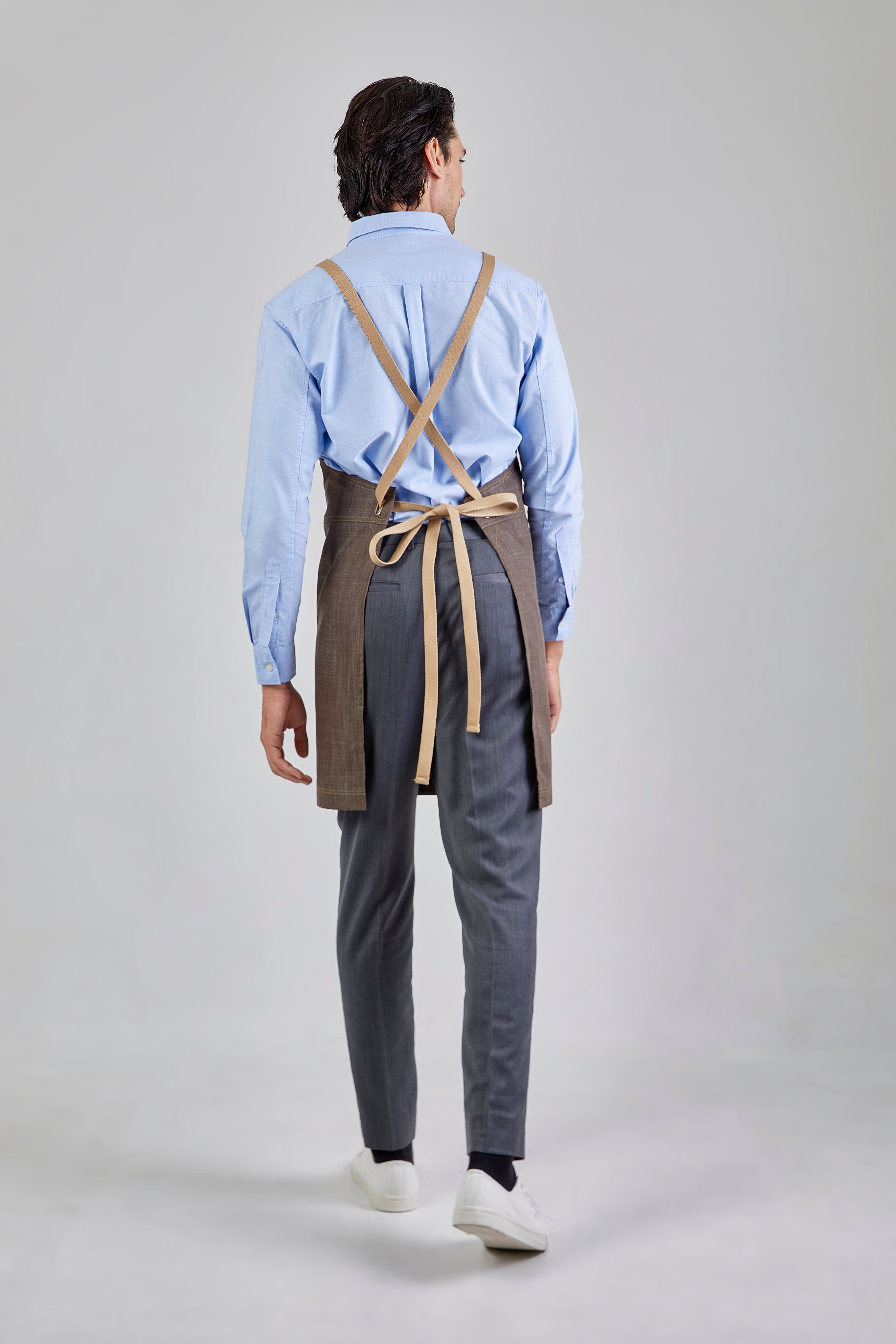 Sydney Apron (Brown,สีน้ำตาล)