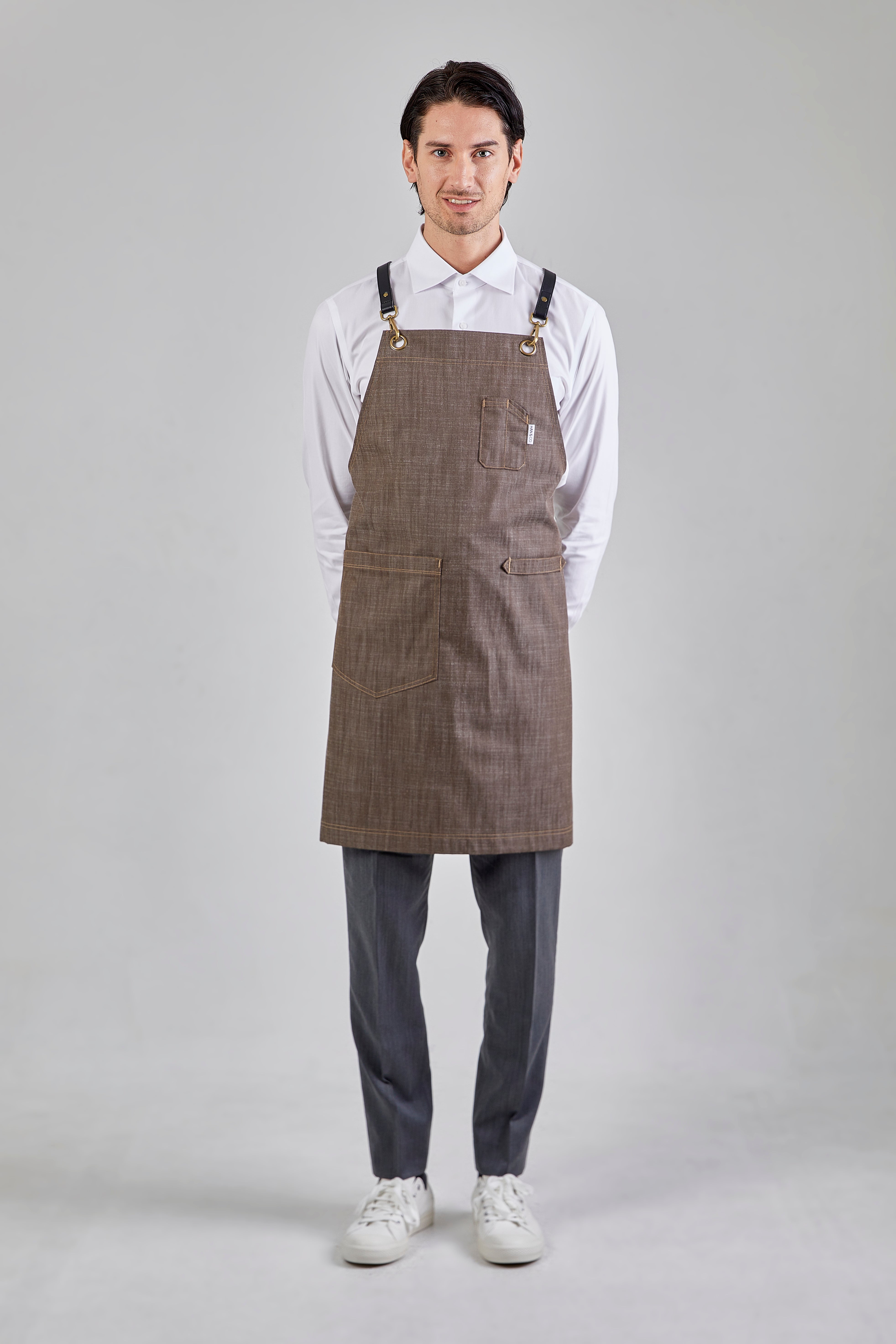 Siphon  Apron (Brown,สีน้ำตาล)