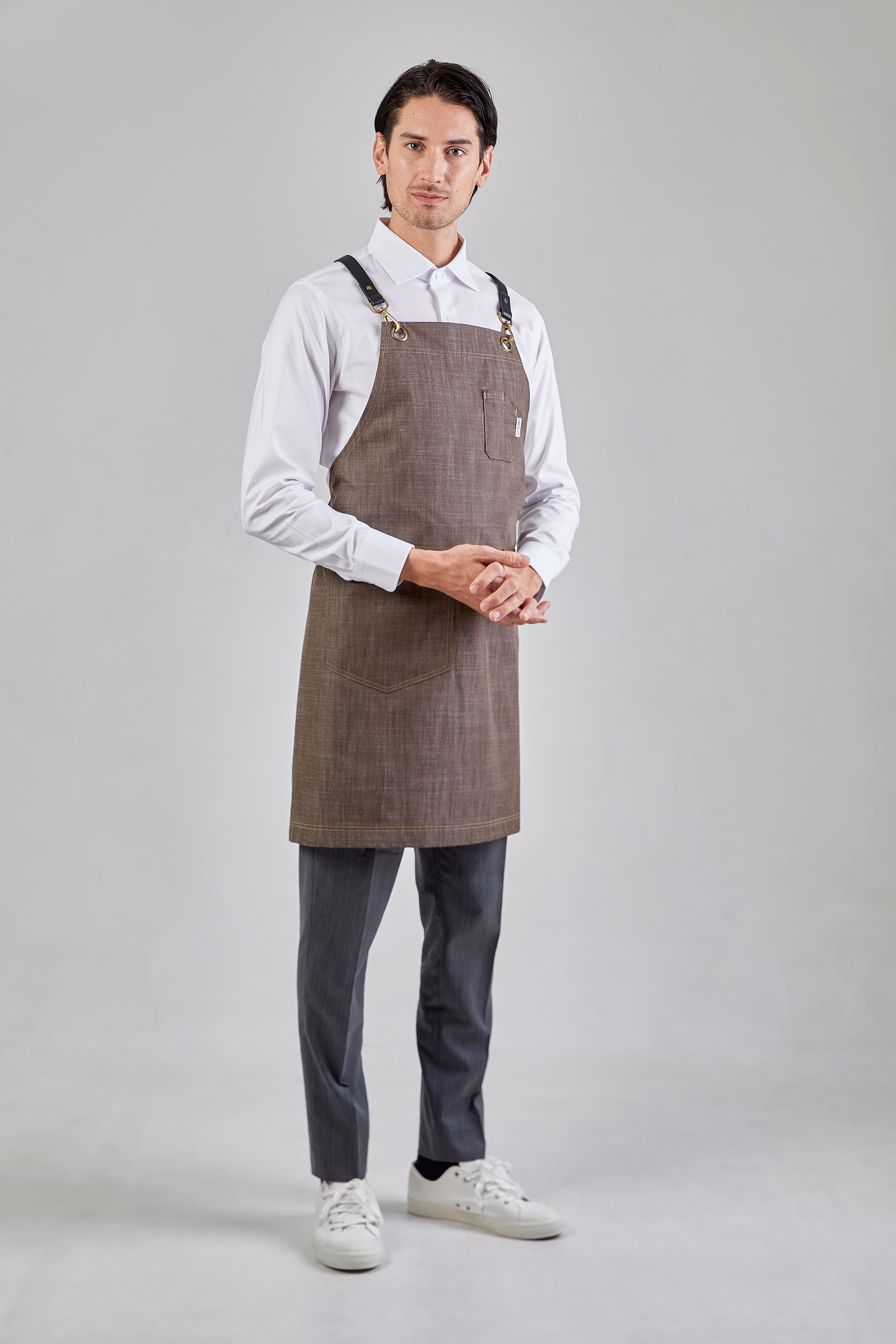 Siphon  Apron (Brown,สีน้ำตาล)