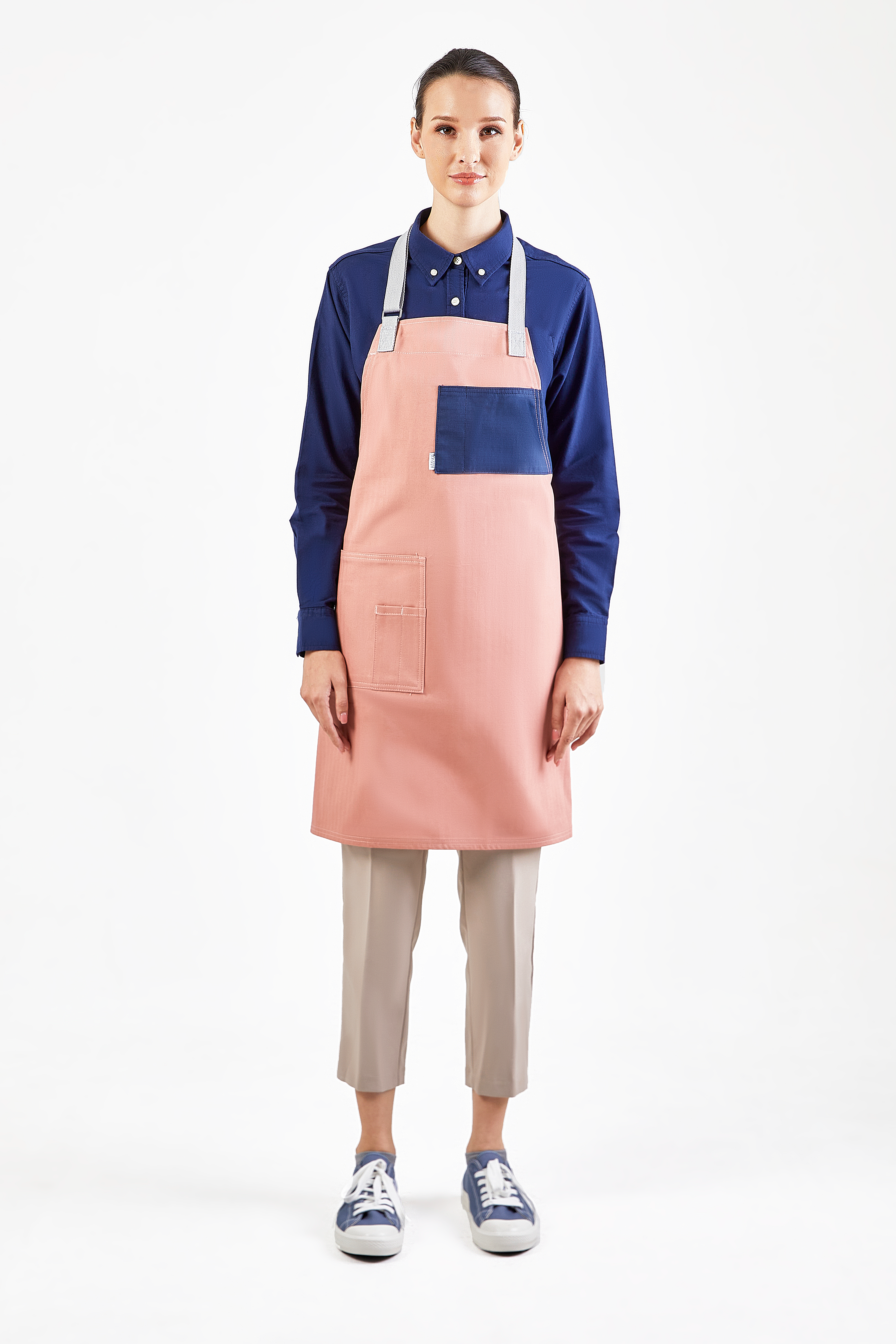 PEBBLE APRON - (Rose Pink, ชมพู)
