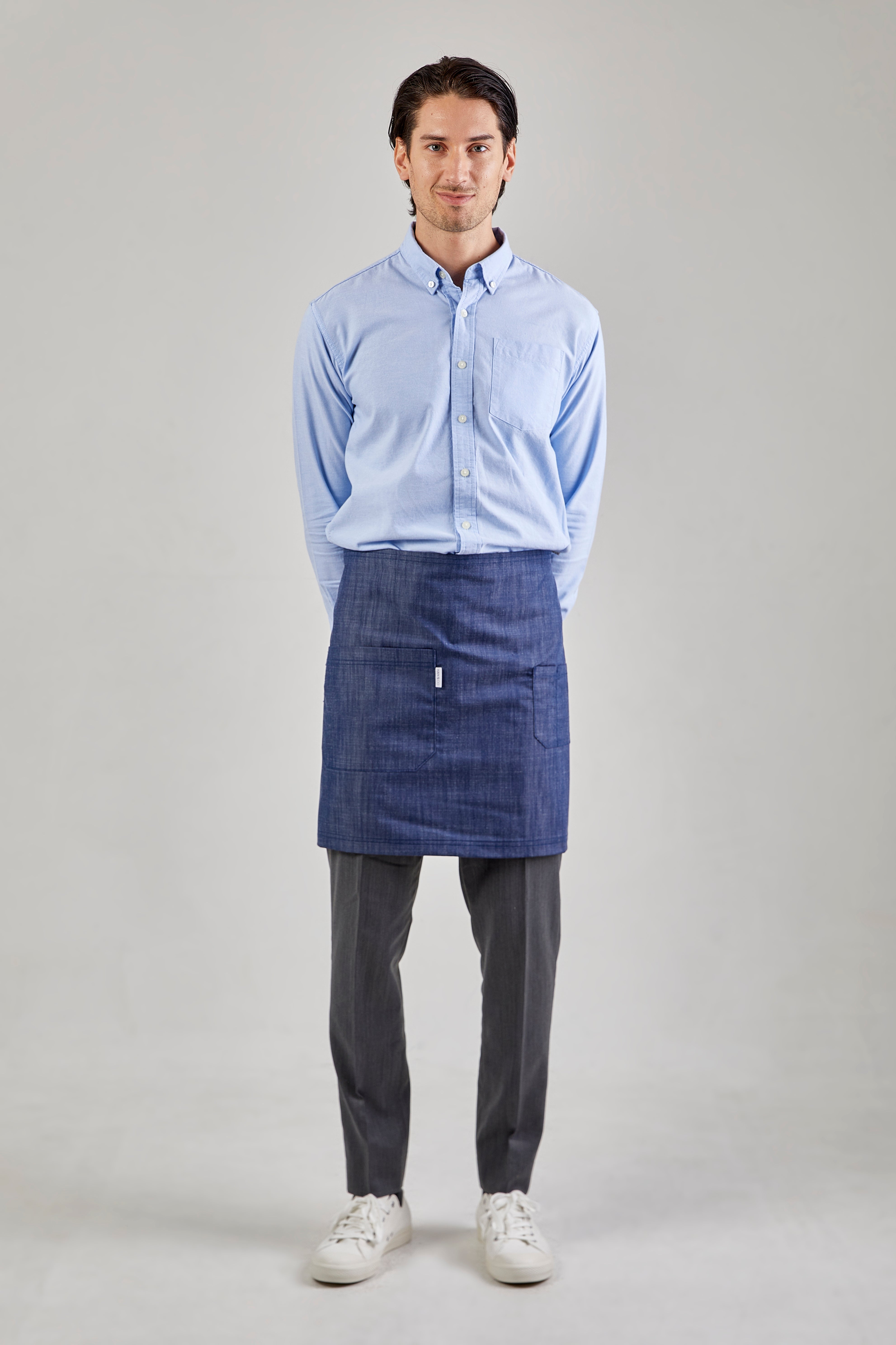 Sydney Short Apron (Denim Blue, สีน้ำเงิน)