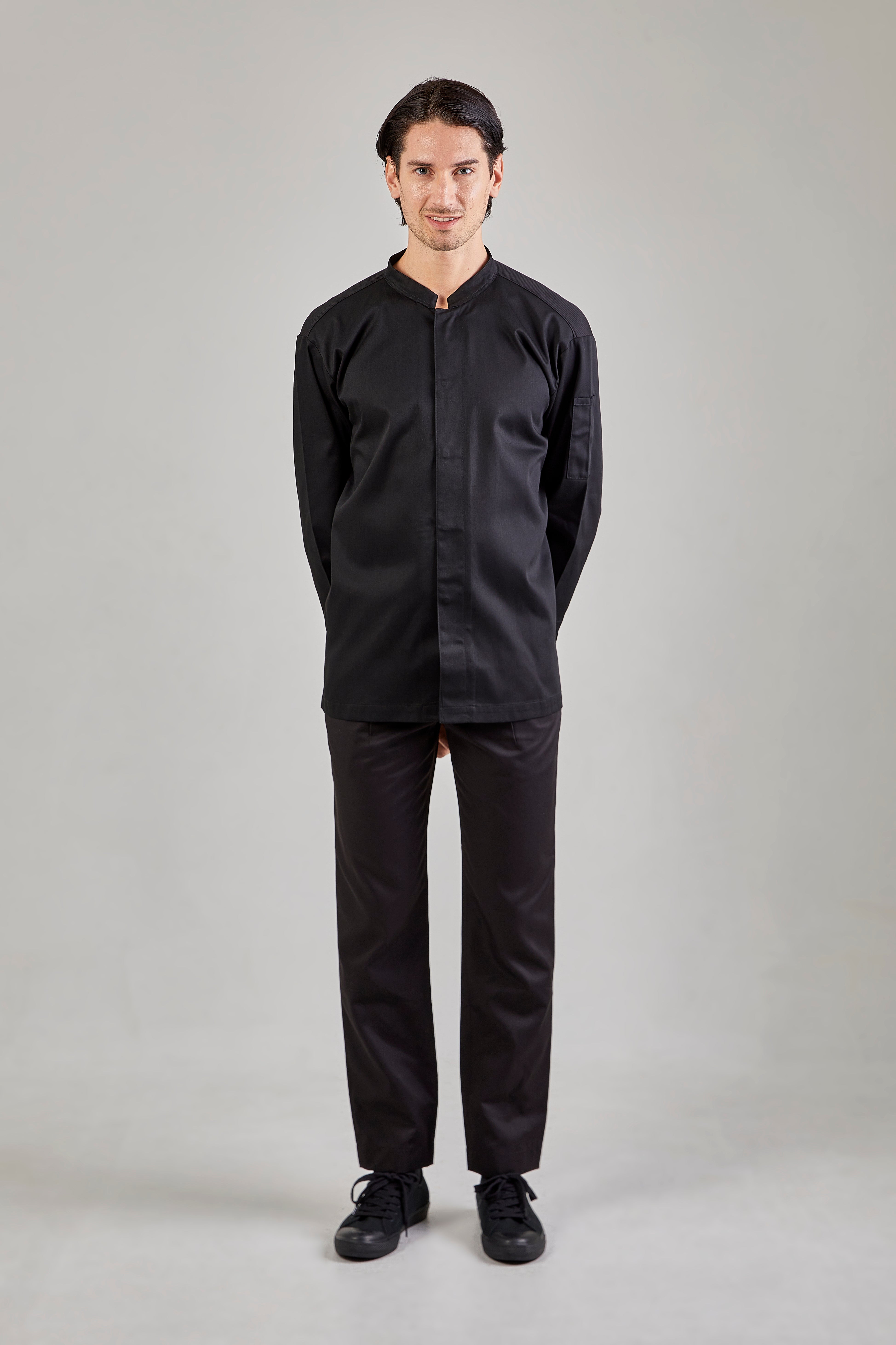 Chef Jackek (SEOUL)Black  (เสื้อเชฟรุ่น โซล)สีดำ