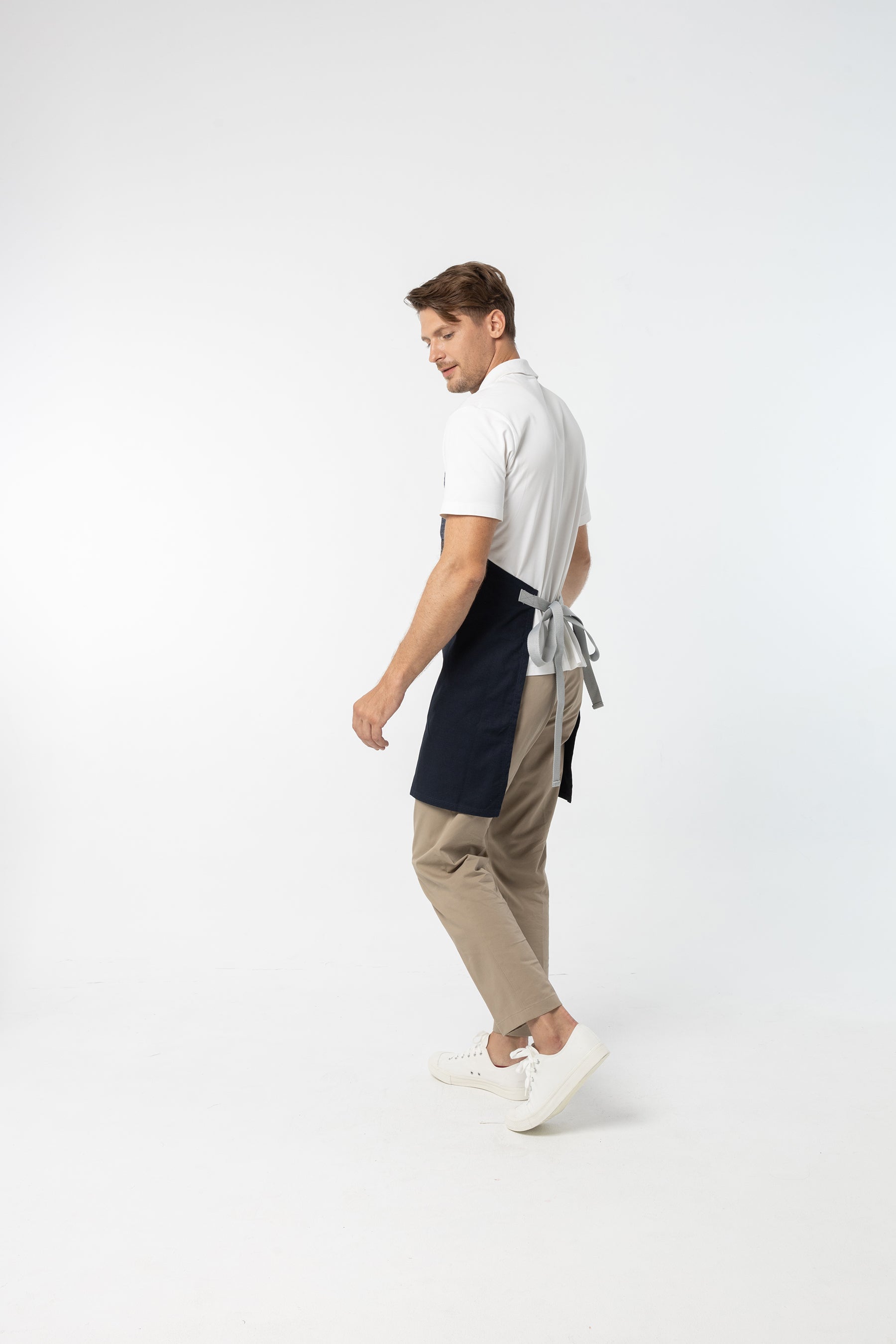 PEBBLE APRON - (Rocky Ripstop , น้ำเงินเข้ม )