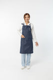 Paris Apron (Denim Blue, สีน้ำเงิน)
