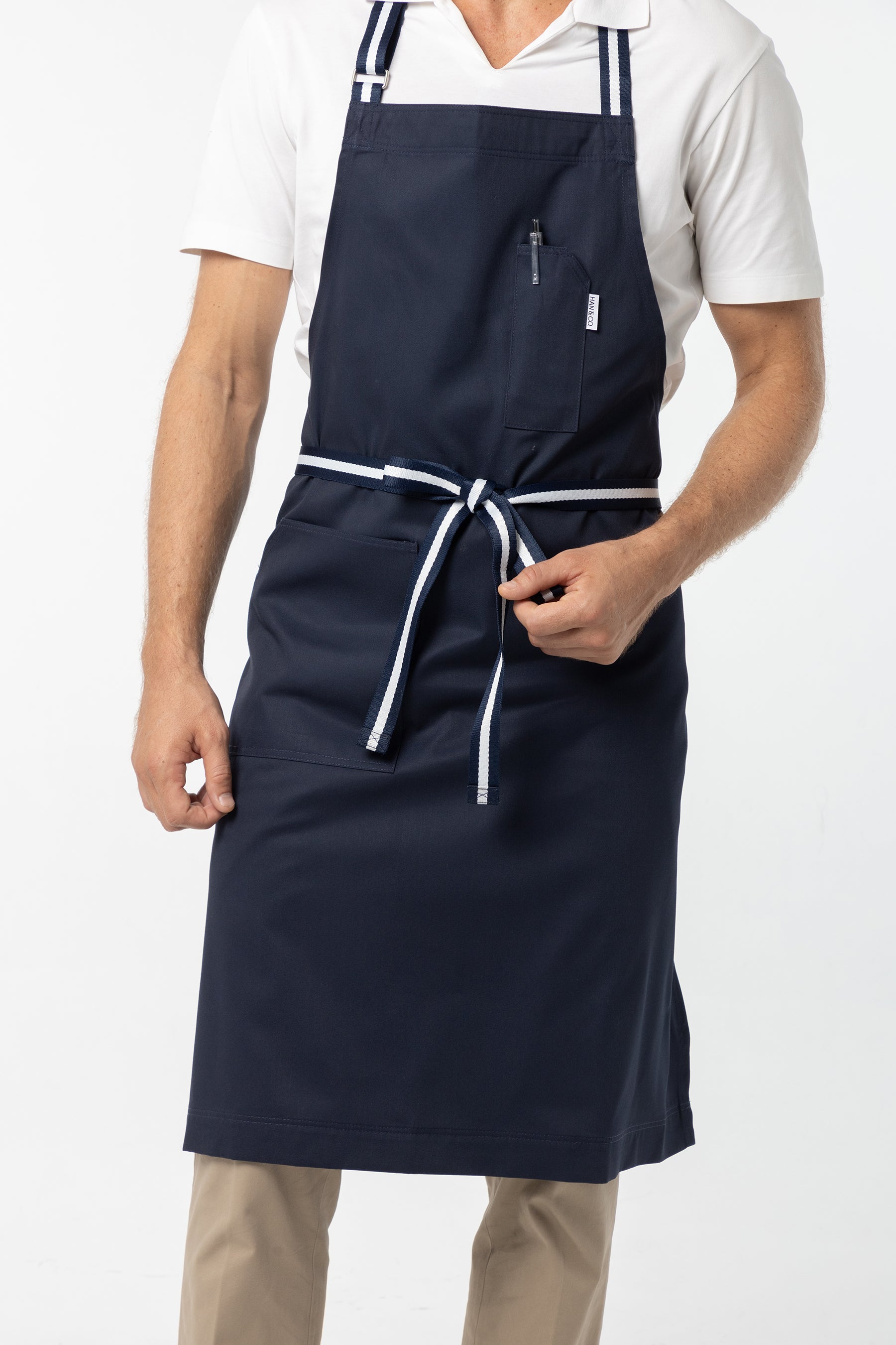 Berlin Apron (Navy , สีน้ำเงิน)