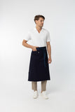SOLID BLUE BISTRO APRON (Indigo Blue, อินดิโกน้ำเงินเข้ม)