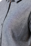 FT. Work Shirt : Short sleeve (Dark Grey, เทาเข้ม)