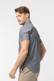 FT. Work Shirt : Short sleeve (Dark Grey, เทาเข้ม)