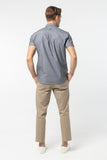 FT. Work Shirt : Short sleeve (Dark Grey, เทาเข้ม)