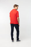 Polo Shirt เสื้อโปโล TC (Red, สีแดง)(Unisex)