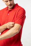 Polo Shirt เสื้อโปโล TC (Red, สีแดง)(Unisex)