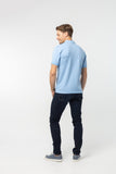 Polo Shirt เสื้อโปโล TC (Light Blue 110 , สีฟ้าอ่อน)(Unisex)