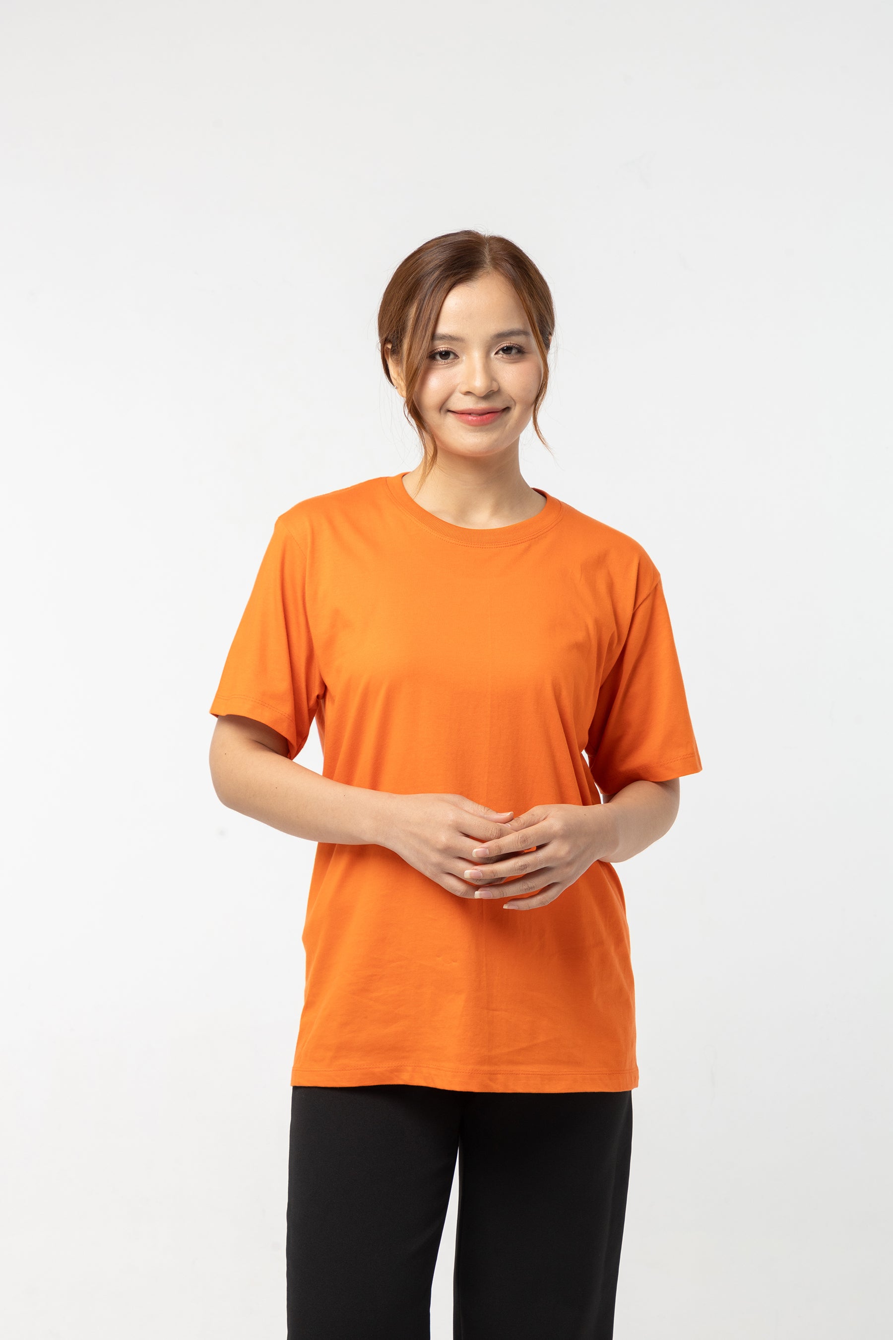 T-Shirt เสื้อยืด (Brick Orange , สีส้มอิฐ)(Unisex)