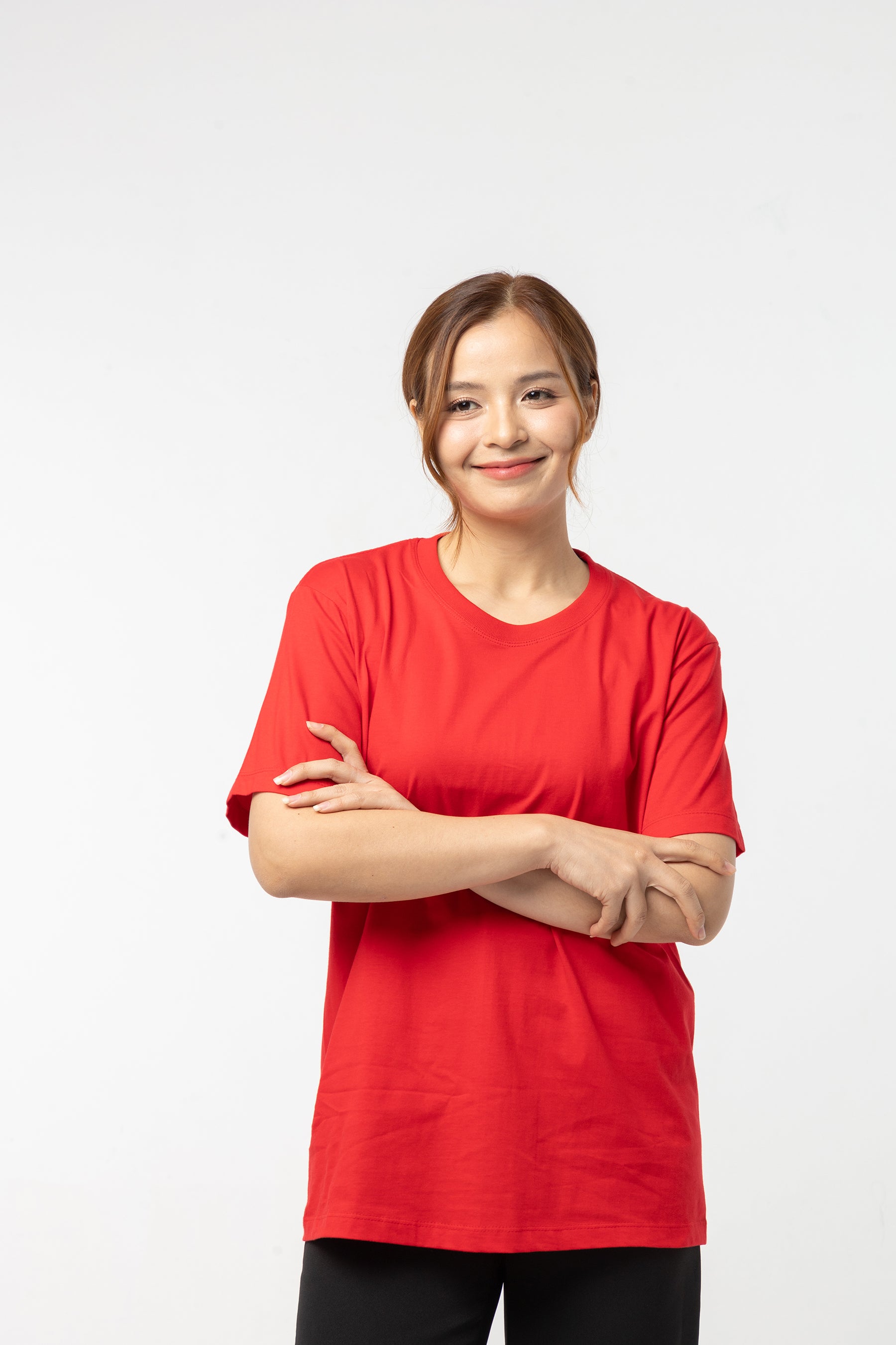 T-Shirt เสื้อยืด (Red, สีแดง)(Unisex)