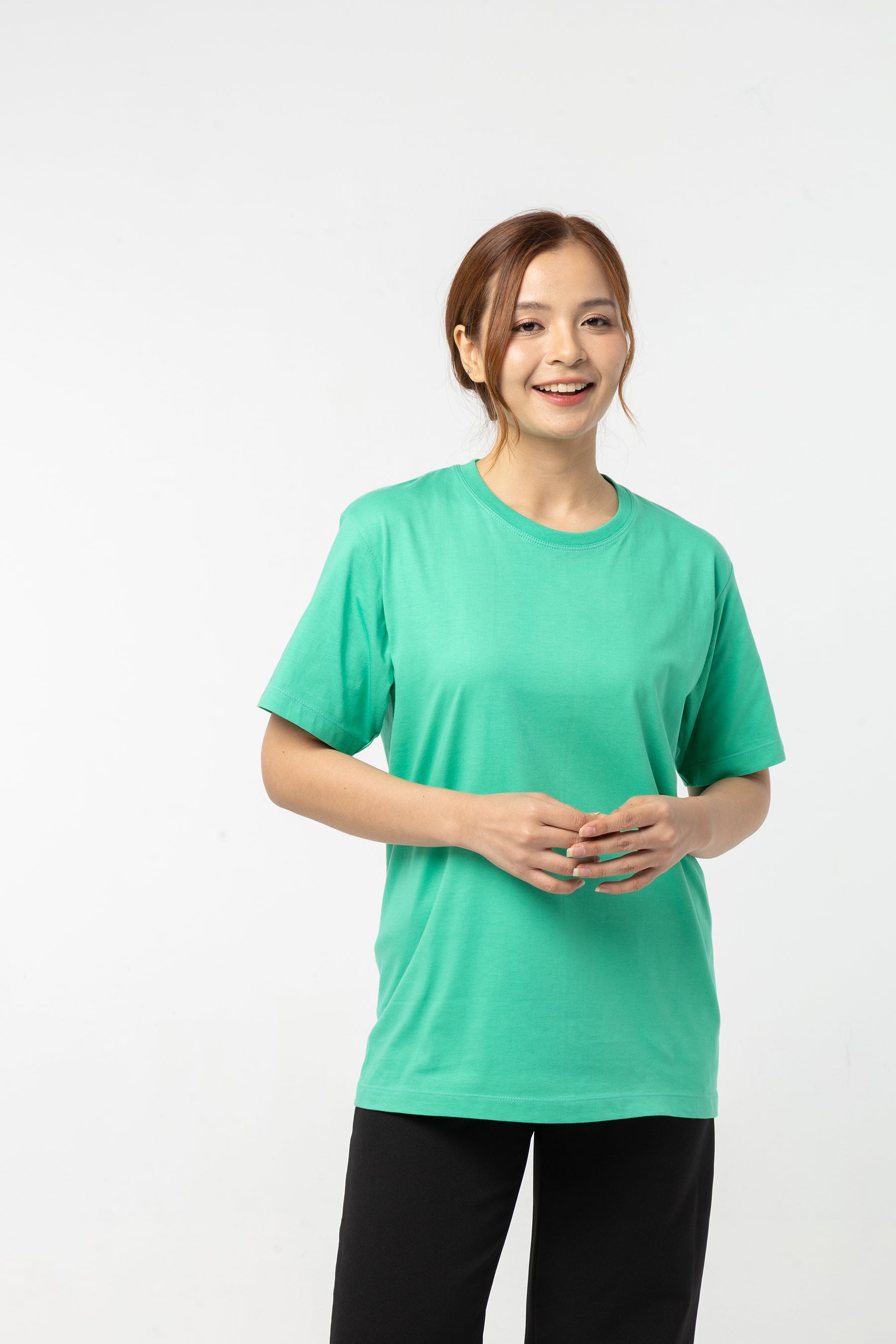 T-Shirt เสื้อยืด (Mint Green, สีเขียวมิ้นท์)(Unisex)