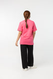 T-Shirt เสื้อยืด (Hot Pink, สีบานเย็น)(Unisex)