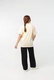 T-Shirt เสื้อยืด (Cream, สีครีม)(Unisex)