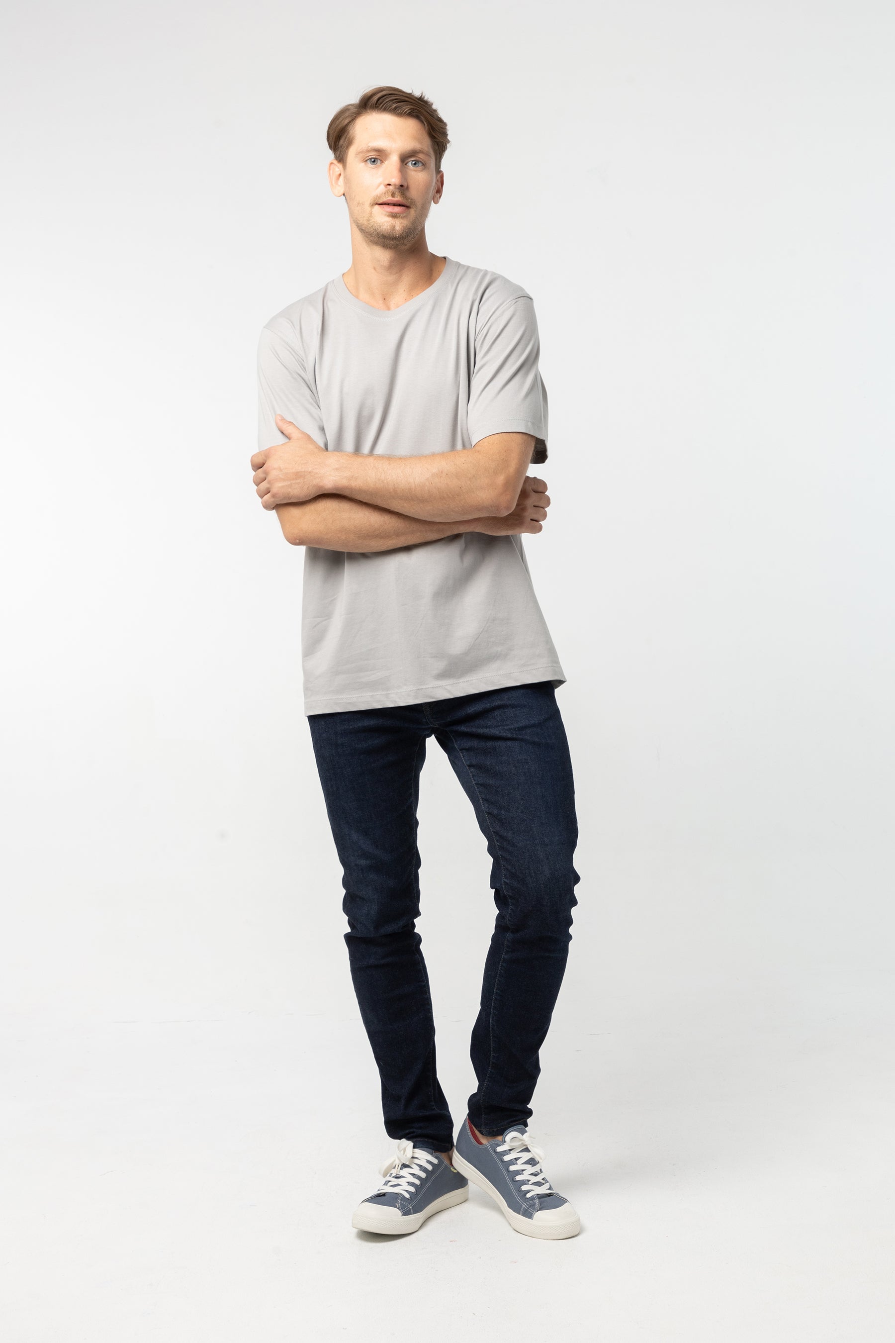 T-Shirt เสื้อยืด (Grey, สีเทา)(Unisex)