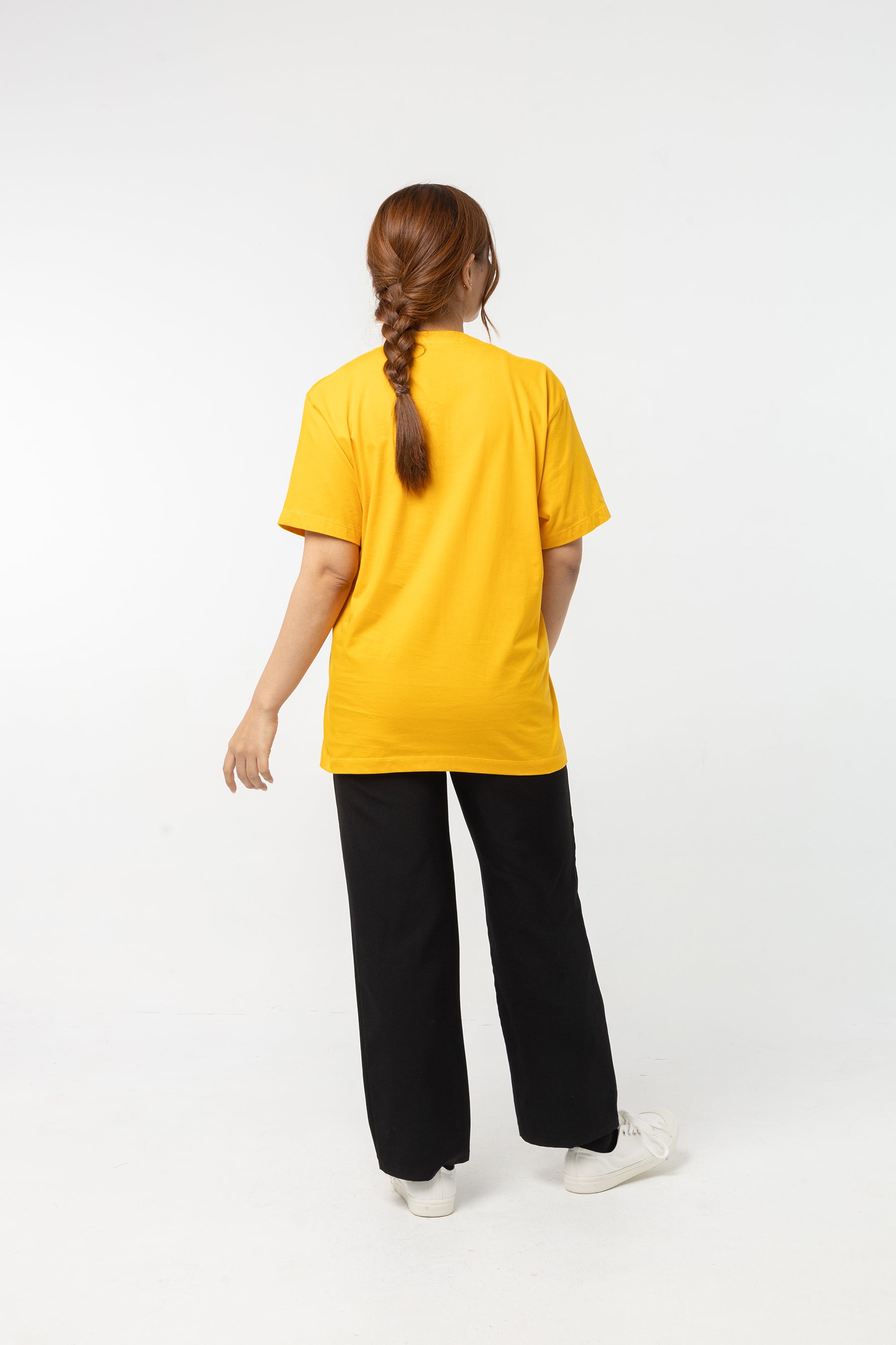 T-Shirt เสื้อยืด (Mustard , สีเหลืองมัสตาร์ด)(Unisex)