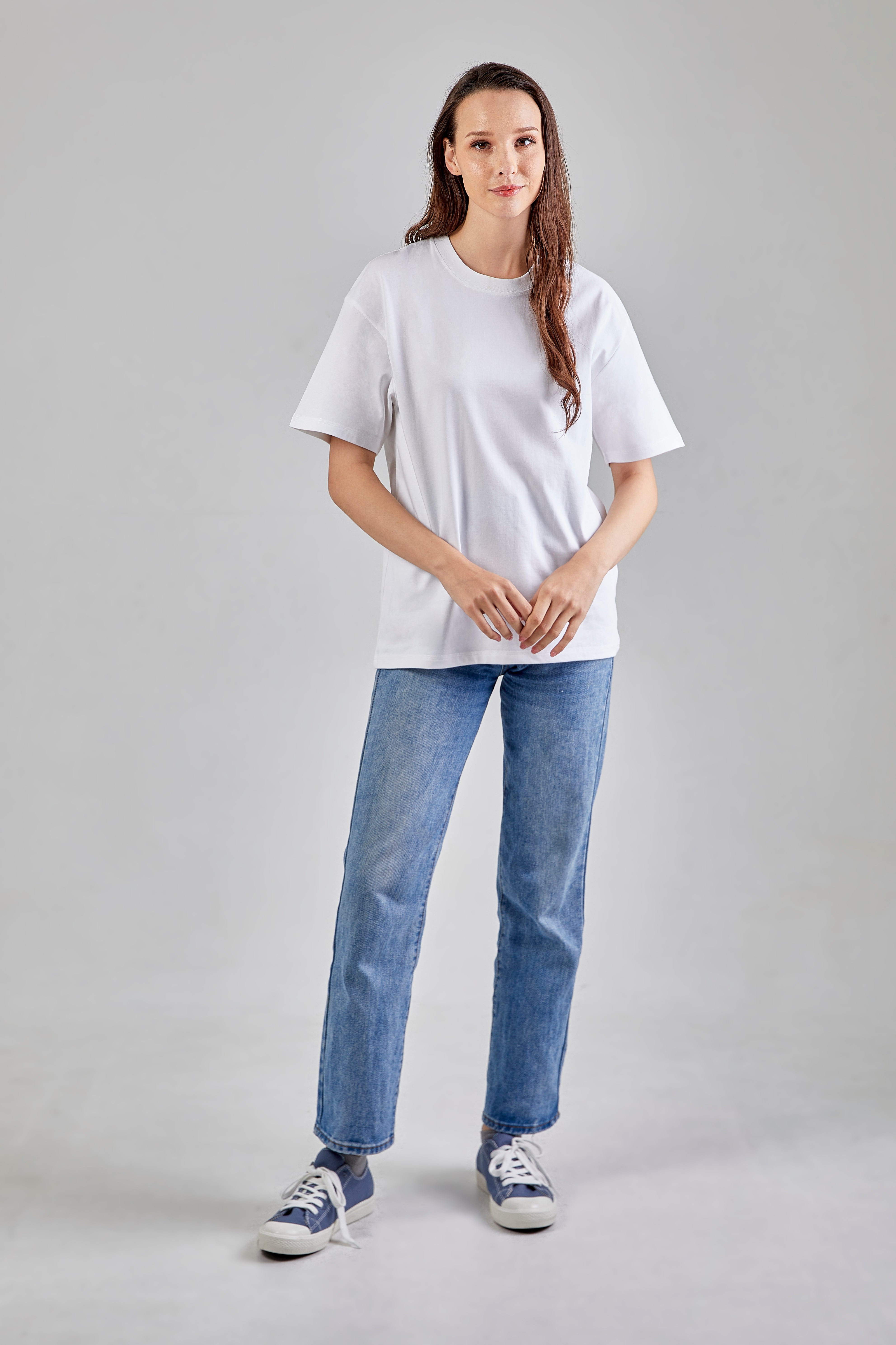 Oversize T-shirt เสื้อยืดโอเวอร์ไซส์ (White ขาว)