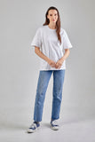 Oversize T-shirt เสื้อยืดโอเวอร์ไซส์ (White ขาว)