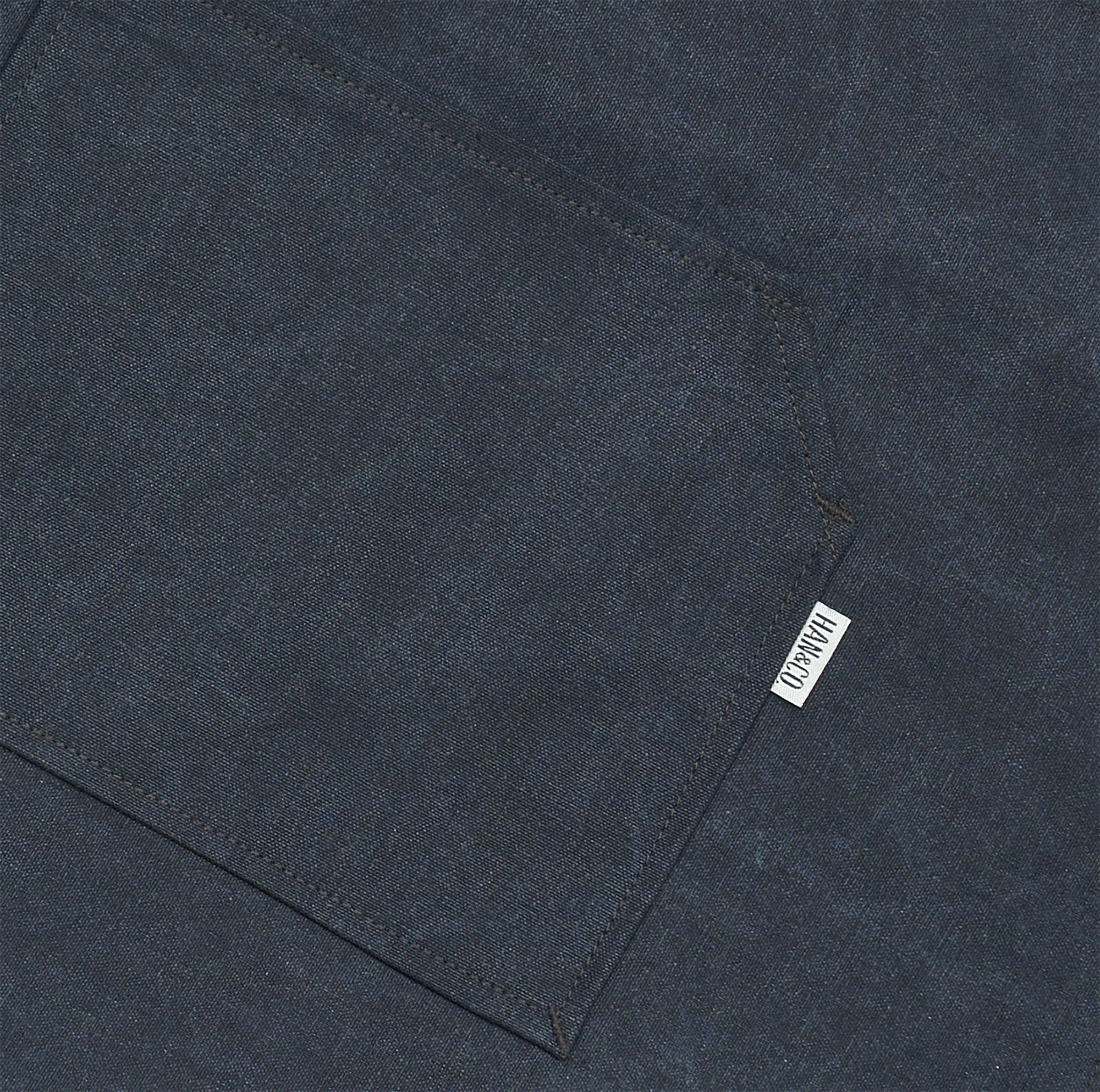 12C Short Apron ผ้ากันเปื้อนตัวสั้น (Charcoal Blue , น้ำเงินเข้ม)