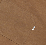 12C Short Apron ผ้ากันเปื้อนตัวสั้น (Cinnamon Brown, น้ำตาลเข้ม)