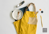 PEBBLE APRON - (Apricot, เหลืองแอปริคอต)