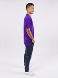 Polo Shirt เสื้อโปโล TC  (Dark Purple, สีม่วงเข้ม)(Unisex)