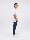 Polo Shirt เสื้อโปโล TC (White, สีขาว)(Unisex)