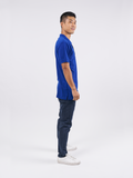 Polo Shirt เสื้อโปโล TC (Royal Blue, สีน้ำเงิน)(Unisex)