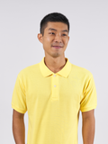 Polo Shirt เสื้อโปโล TC (Yellow, สีเหลือง)(Unisex)