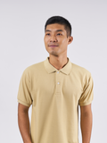 Polo Shirt เสื้อโปโล TC (Khaki, สีกากี)(Unisex)