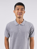 Polo Shirt เสื้อโปโล TC (Top Grey, สีเทา)(Unisex)