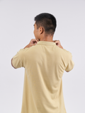 Polo Shirt เสื้อโปโล TC (Khaki, สีกากี)(Unisex)