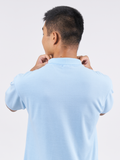 Polo Shirt เสื้อโปโล TC (Sky Blue, สีฟ้าใส)(Unisex)