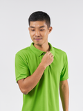 Polo Shirt เสื้อโปโล TC  (Grass Green, สีเขียวอ่อน)(Unisex)