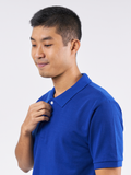 Polo Shirt เสื้อโปโล TC (Royal Blue, สีน้ำเงิน)(Unisex)