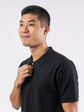 Polo Shirt เสื้อโปโล TC (Black, สีดำ)(Unisex)