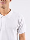 Polo Shirt เสื้อโปโล TC (White, สีขาว)(Unisex)