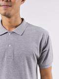 Polo Shirt เสื้อโปโล TC (Top Grey, สีเทา)(Unisex)