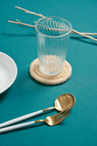 Han&Co. Table Cloth – Beige Teal ผ้าปูโต๊ะ ผ้าคลุมโต๊ะ สี Beige Teal HCTBC03
