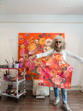 Orange Bouquet Apron