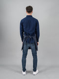12C Short Apron ผ้ากันเปื้อนตัวสั้น (Charcoal Blue , น้ำเงินเข้ม)