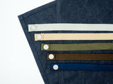12C Cross Back Apron ผ้ากันเปื้อนสายไขว้หลัง (Charcoal Blue , น้ำเงินเข้ม)