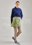 12C Short Apron ผ้ากันเปื้อนตัวสั้น (Grass Green, เขียวอ่อน)