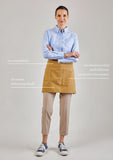 12C Short Apron ผ้ากันเปื้อนตัวสั้น (Latte Brown, น้ำตาลอ่อน)