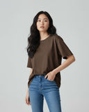 Common Colour T-Shirt Chocolate Mousse